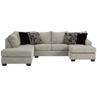 Megginson 2-Piece Sectional with Right Chaise (Storm)