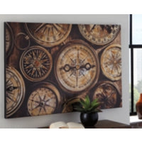 Jeaselle Casual Wall Art (Brown/Black)