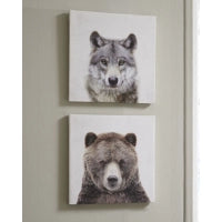 Albert Casual Wall Art (Grey/Brown)