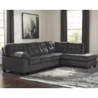 Accrington 2-Piece Sectional with Right Chaise (Granite)