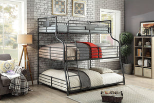 Triple Decker bunk bed Twin/Full and Queen in one