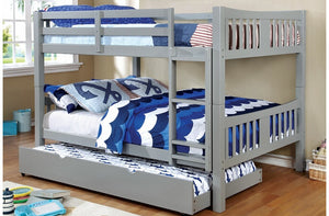 Cameron Full Bunk Bed (Grey)