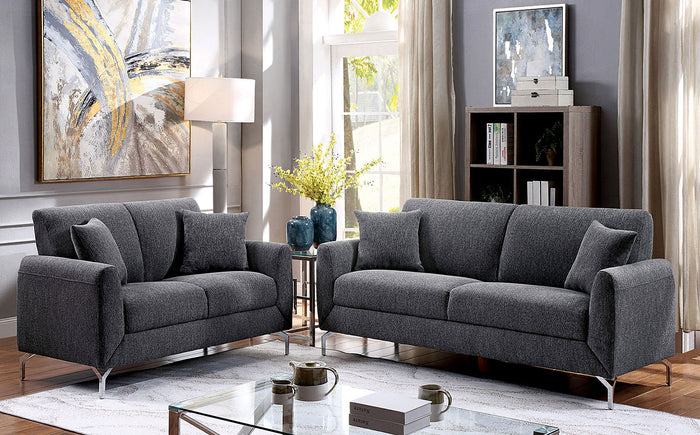 Lauritz Living Room Collection (Grey) – Fully Furnished