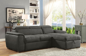 Patty Sleeper Sectional (Graphite)
