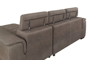 Patty Sleeper Sectional (Ash Brown)