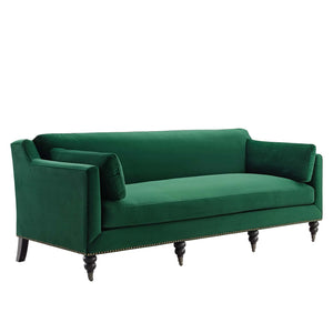 Windsor Performance Velvet Sofa (Green)