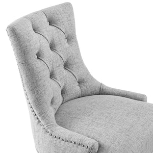 Roberto Tufted Fabric Swivel Office Chair (Light Grey)