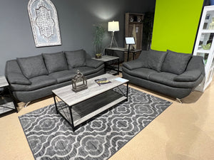 Sarnen Living Room Collection (Dark Grey)