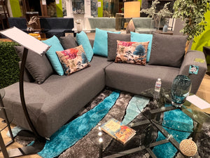 Krefeld Contemporary Sectional (Grey)