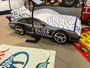 Poe Police Car Bed (Blue/White)