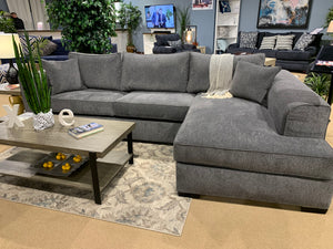Degelis L-Shaped Sectional (Grey)