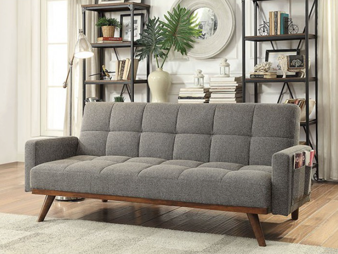 Nettie Futon Sofa Bed (Grey)