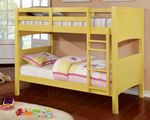 Prismo Twin Bunk Bed (Yellow)