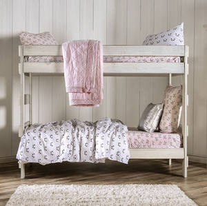 Arlette Twin Bunk Bed (White)