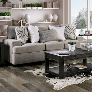 Polly Living Room Collection (Light Grey)