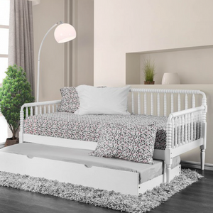 Linda Traditional Twin Day Bed (White)