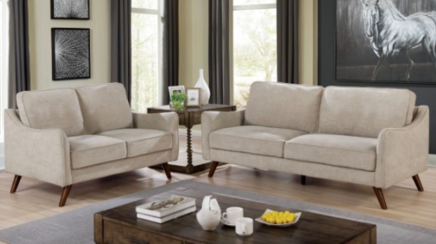 Maxime Living Room Collection (Light Grey)