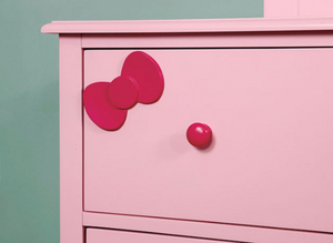 Dani Transitional 4-Drawer Chest (Pink)