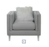 Glacier Living Room Collection (Grey)