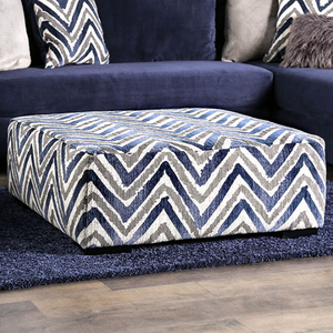 Griswold Transitional Ottoman (Multi-colored)