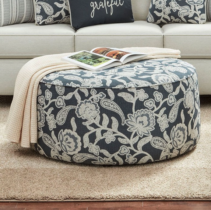 Patterned ottoman deals
