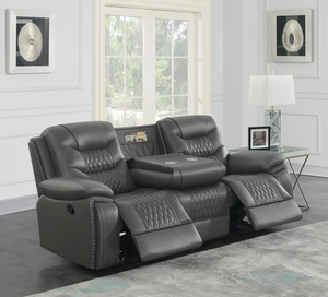 Flamenco Motion Living Room Collection (Charcoal)