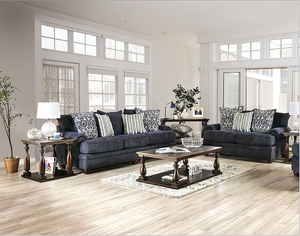 HadLeigh Living Room Collection (Blue)