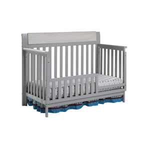 Hayes 4-in-1 Convertible Crib Gray/Weathered Granite