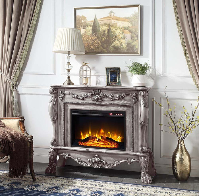 Desden Vintage Fireplace (White)