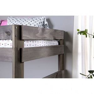 Arlette Twin Bunk Bed (Grey)