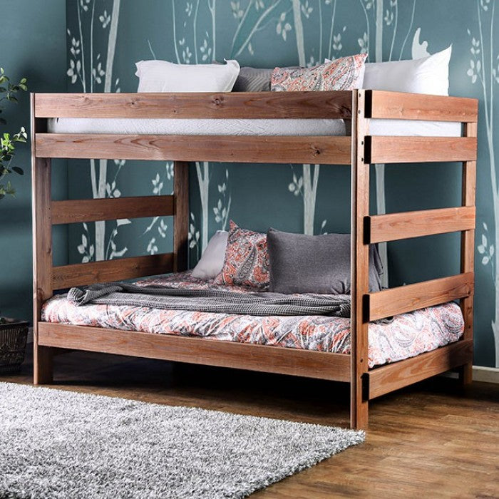 Arlette Full Bunk Bed (Mahogany)