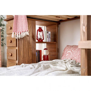Beckford Twin Loft Bed (Mahogany)