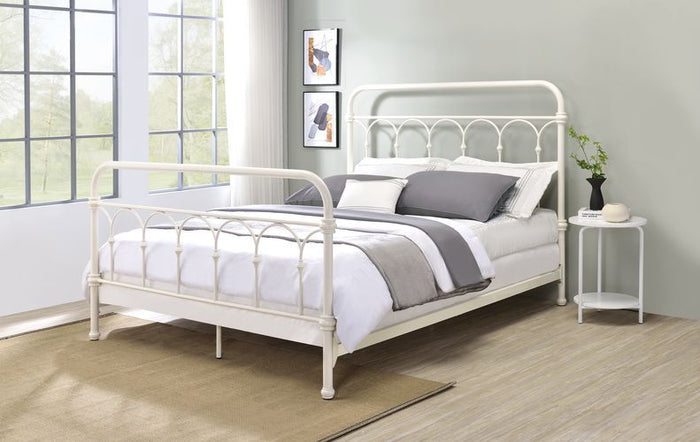 Citron Metal Bed (White)