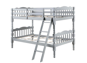 Homestead Twin Bunk Bed (Grey)