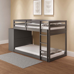 Gaston Twin Bunk Bed (Grey)