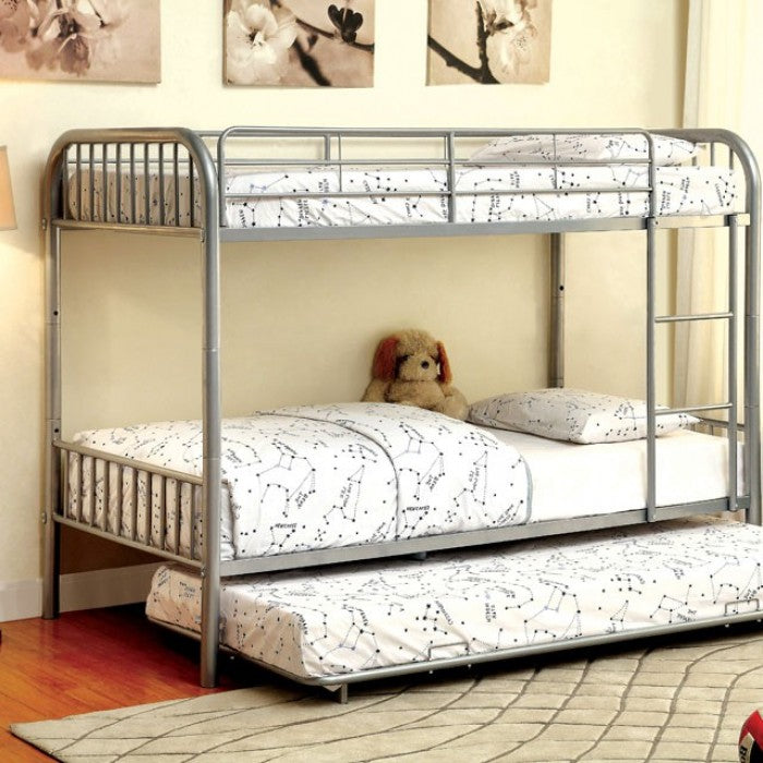 Rainbow Twin Bunk Bed (Silver)