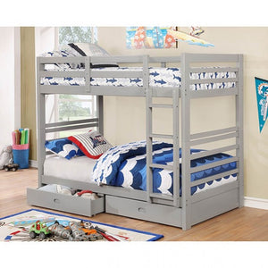 California Twin Bunk Bed (Grey)