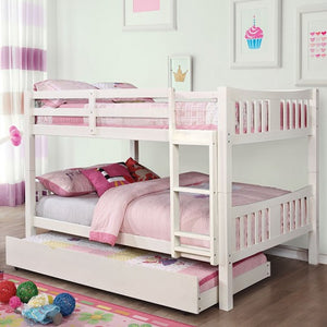 Cameron Full Bunk Bed (White)