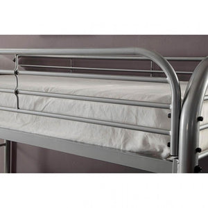 Opal Twin-Over-Full Bunk Bed (Silver)
