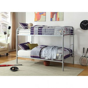 Opal Twin Bunk Bed (Silver)