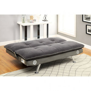 Gallagher Futon Sofa Bed (Grey)