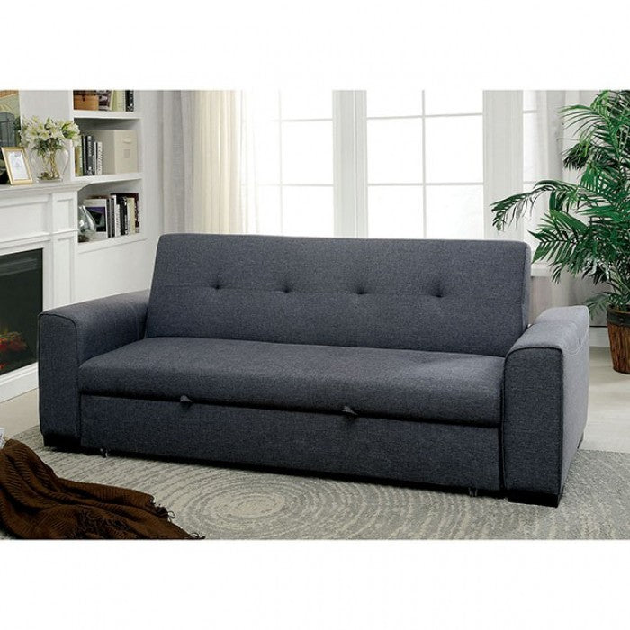 Reilly Futon Sofa Bed (Grey)