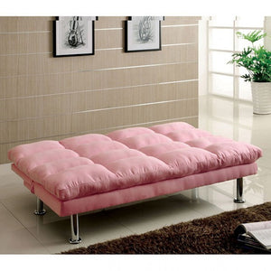 Saratoga Futon Sofa Bed (Pink)