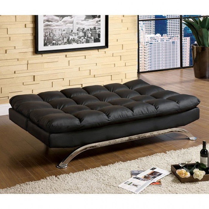 Aristo Futon Sofa Bed (Black)