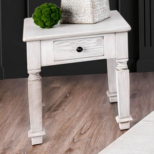 Joliet Living Room Table Collection (Antique White)