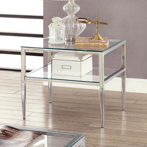 Tanika Living Room Table Collection (Chrome)