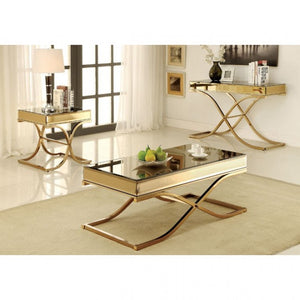 Sundance Living Room Table Collection (Brass)