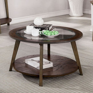 Uriel Living Room Table Collection (Dark Oak)