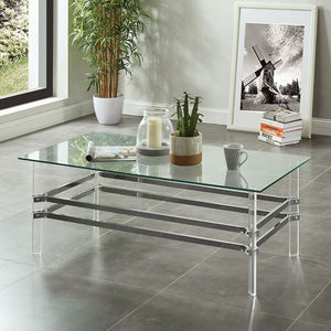 Trofa Living Room Table Collection (Chrome)