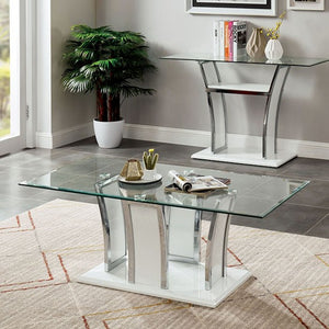 Staten Living Room Table Collection (White)